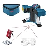 Bosch Professional GTL 3, 20 m Arbeitsbereich, IP 54 Staub- und Spritzwasserschutz, Ausrichtscheibe, Schutztasche, Laserzieltafel