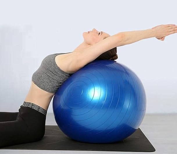 Miniatura 2 de Core Strength Power Bundle - Kit de fitness para abdominales en el hogar rodillo de doble rueda, pelota de ejercicio antideslizante y planeadores