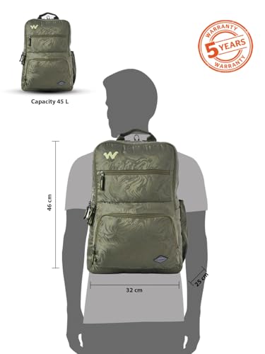 Image of Wildcraft Andes 42 Laptop Backpack for Man & Women, 42L Ideal bags for men Office use /School /College Boys and Girls, Two Compartment Bag,