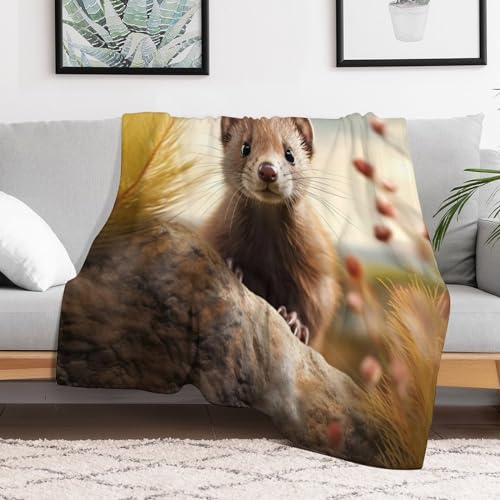 Couverture flanelle ultra douce effet vison pour lit élégant - 3