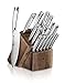 Cangshan N1 Series 1022636 German Steel Forged 17-Piece Knife Block Set, Walnut