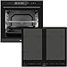 Produktbild Oranier Einbau-Backofen Set Pyrolyse EBP820 autark - 14 Funktionen - 60 cm Flächen-Induktion FLI660-4 Zonen Kochfeld & Multi-Slider-Steuerung