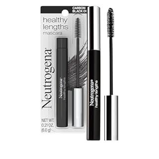 Neutrogena Healthy Lengths Mascara - with Vitamin E & Olive Oil, Lengthening Formula Extends the Look of Your Lashes up to 100% without Clumping, Flaking or Smudging, Carbon Black 0.21 oz