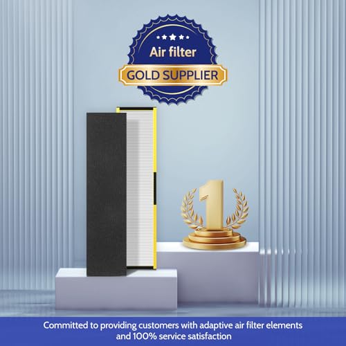 Image of FLT5000 Filter-C True HEPA Replacement Filter for AC5000 AC5000E Air Purifier Compatible with G-Guardian AC5250PT, AC5300B, AC5350B, AC5350W, CDAP5500, 2 True HEPA Filter C + 4 Pre-Filters