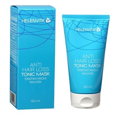 Masque tonique anti-chute Helenvita soin 150 ml pour redonner force aux cheveux fins