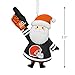 Hallmark NFL Cleveland Browns Santa Fan Christmas Ornament, Gifts for Sports Fans