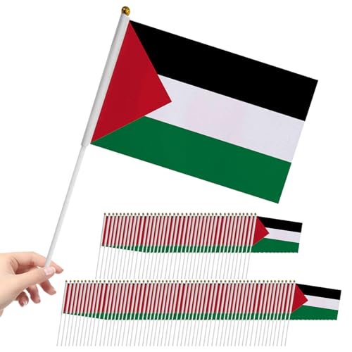Drapeau de la Palestine petit format 100 pièces pour simplifier vos défilés