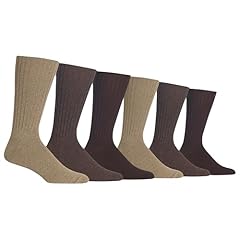 Khaki True Rib (6 Pairs)