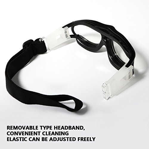 image for GGBuy Outdoor Sports Basketball Glasses with Adjustable Elastic Wrap S