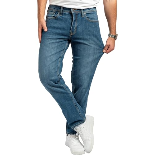 Jean Performance homme coupe droite, idéal du bureau aux loisirs