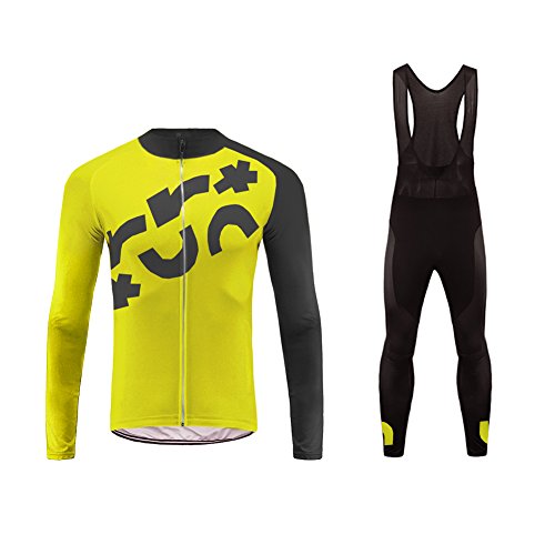 Maillot de cyclisme set manches longues et pantalon homme automne hiver Ugly Frog
