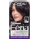 L’Oreal Paris Feria Multi-Faceted Shimmering Permanent Hair Color, 521 Cool Amethyst, Pack of 1 Hair Dye Kit