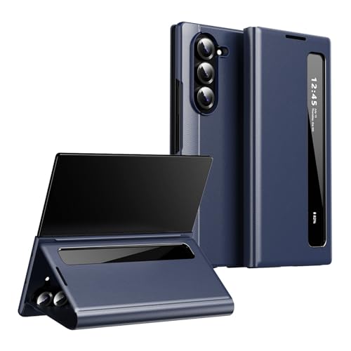 Coque pour Fold5 Smart View Flip Case protection intégrale fine pour Samsung Galaxy Z Fold5