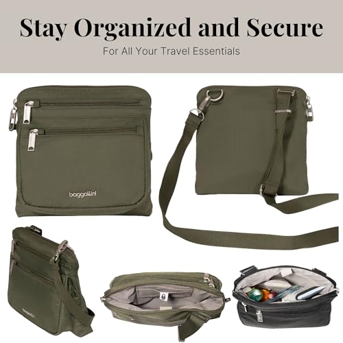 Image of Baggallini Securtex Anti-Theft Crossbody