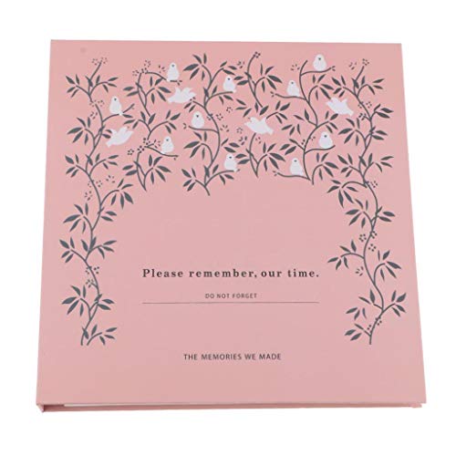 Homyl Álbum de fotos magnético autoadesivo, álbum de família, álbuns feitos à mão DIY com capacidade