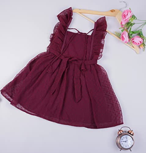 Image of TAGAS Baby-Girl's Georgette Fit and Flare Knee-Length Dress