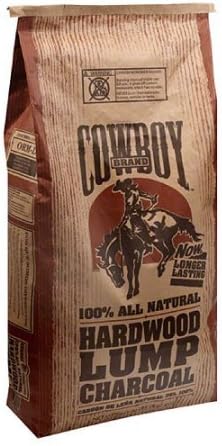 Cowboy Brand Hardwood Lump Charcoal, 20 lbs (1)