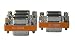 5 Pack Your Cable Store Serial Port 9 Pin Null Modem Adapter DB9 Female / Female RS232