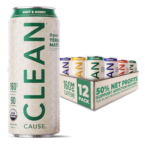 NEW! CLEAN Cause Variety Pack Organic Yerba Mate...