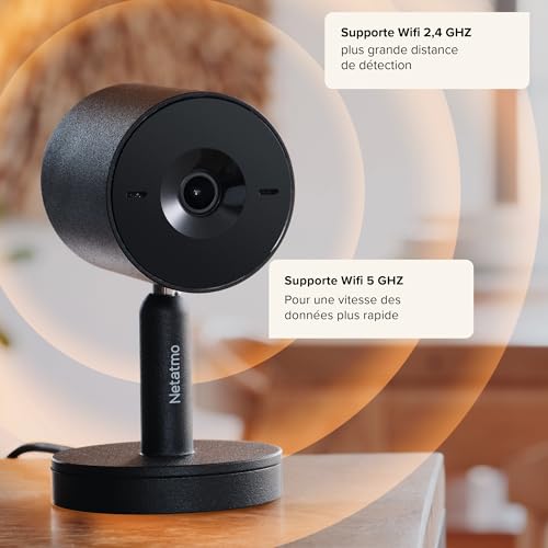 Caméra Intérieure Netatmo Pack Advance et Sirène Connectée Blanche 2K - 7