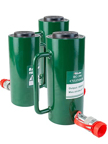 Image of 30 Ton Hydraulic Cylinder Ram Single Acting 6 inch Inch Stroke 30T Hydraulic Cylinder Jack Lifting Jack Ram Portable Single Acting Lifting Cylinders with 6 inch Stroke (30T 6 inch Stroke)