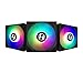 Produktbild Lian Li ST120 RGB PWM Lüfter, 3er Pack inkl. Controller - 120mm, schwarz, schwarz
