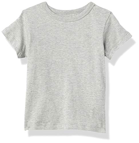 The Children's Place Baby Boys' Short Sleeve Basic T-Shirt, Smokeb10, 4 Years