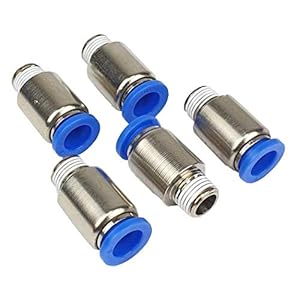 Pneumatik-24.De 5 Stück Gerader Steckverschraubung R 1/2'