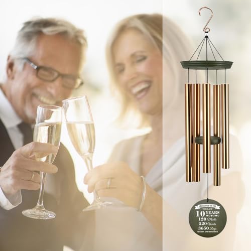 Image of ASTARIN Personalized Wind Chimes for Anniversary, Customized Wedding, Anniversary Presents, Birthday Gifts for Loved One,Gifts for Couples, Gift for Wife, Gift for Her