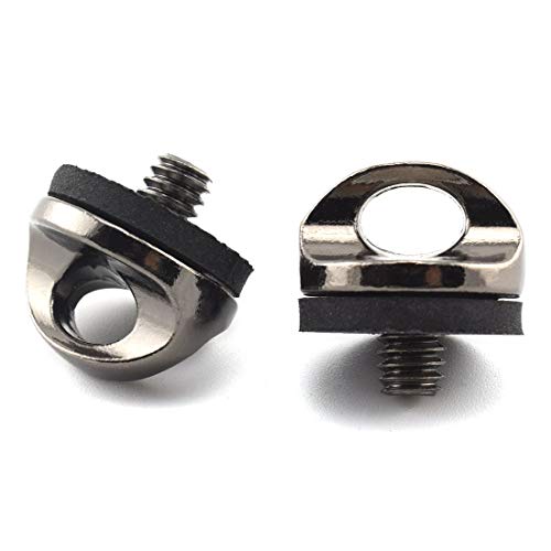 1/4" Camera Neck Strap Screw Holder, Sdtc Tech 2 Pack 1/4-20 Thread Camera Screws With Rubber Washer For Quick Install/Release Wrist Strap Sling #TOP2