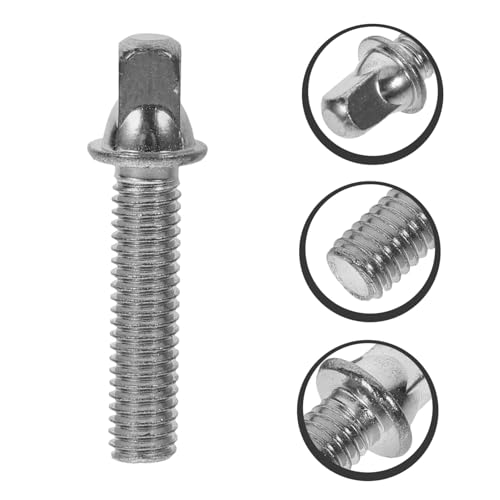 Tornillos de montaje para batería SHOWERORO, 2 piezas, acero inoxidable, 34,5 mm, con arandelas miniatura 7