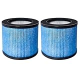 Violiica Lot de 2 filtres pour aspirateur Purificateur d'air Toppin TPAP002 C1#TPFF002 Accessoires ménagers Nettoyage Outil électrique de rechange