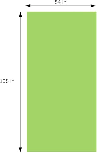 Miniatura 2 de DecorRack 2 manteles rectangulares de plástico sin BPA, 54 x 108 pulgadas, manteles rectangulares para mesa de comedor, fiestas, pícnic, campamento