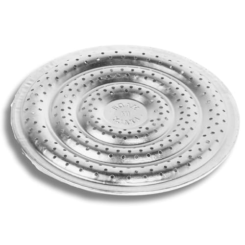 NAMAI - Simmerplatte für Gasherd, Stahl, Durchmesser 21 cm, Simmerplatte, Simmerplatte für Omnia, Made in Italy