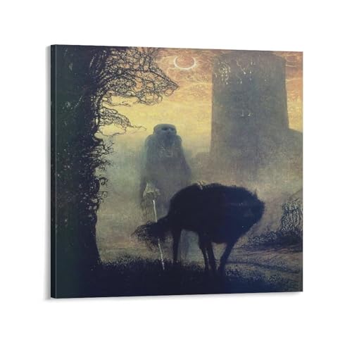 Impression sur toile Beksinski 60x60 cm pour decoration chambre