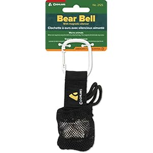 Coghlan’s Bear Bell with Carabiner, Silver