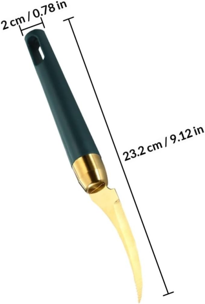 Shrimp Deveiner Tool Stainless Steel, Plastic Grip for Kitchen Use image 2