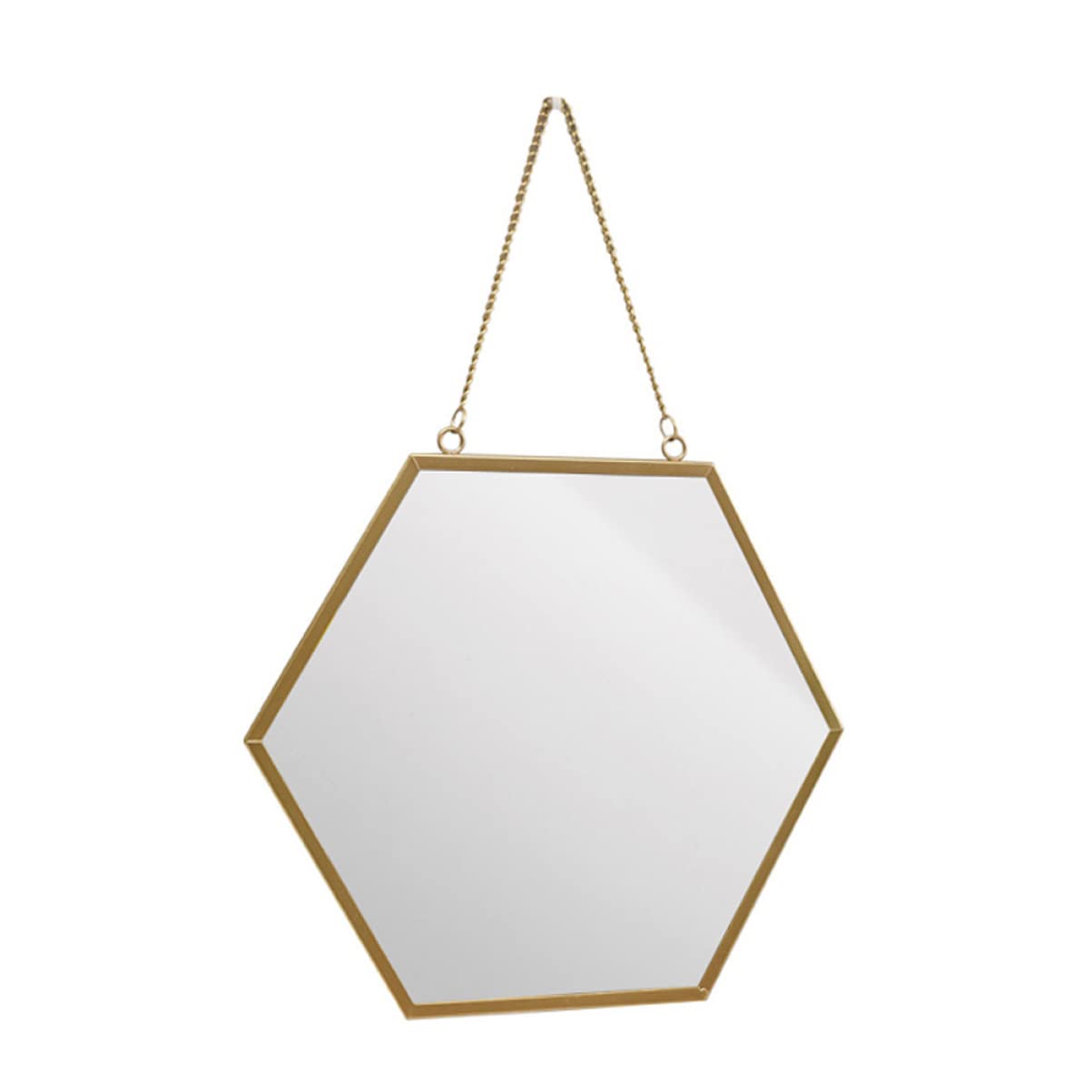 Miroir de maquillage mural élégant Ipetboom grand miroir géométrique en verre pour salle de bain