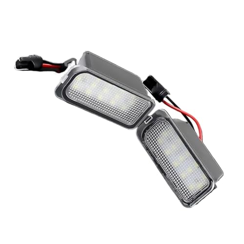 Luces de matrícula para Ford Fiesta MK6 en viajes nocturnos