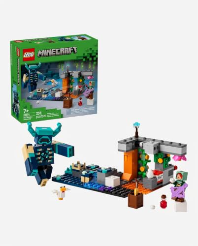 LEGO Minecraft The Warden Encounter Kids Toy - Collectible Building Set for Boys and Girls 7+- with Silent Ranger Minifigure - Great Birthday Gift for Gamers and Kids Who Love Minecraft Toys - 21274