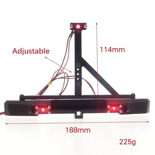 Kit de luces para RC Axial SCX10 actualización parachoques 5