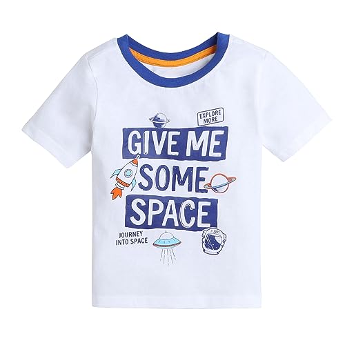 Image of Hopscotch Boys Graphic Regular Fit T-Shirt (Pack of 3)