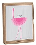 Her Majesty (Pink Flamingo) GreenThanks, Thank You Cards Boxed Set