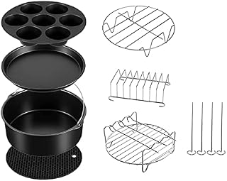 Bottam 7 Set Pressure Cooker, Steamer & Fryer Bakeware Accessories Compatible for Ninja Foodi 5&6.5&8 Qt OP101,OP301,OP302