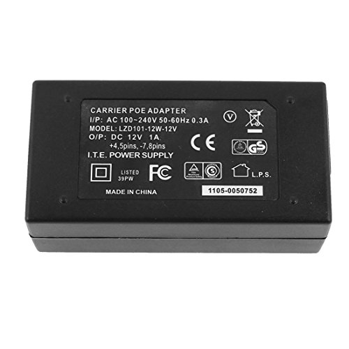 Aexit 2Pcs 12V IC Sockets & Plugs 1A Ethernet Switch Adapter POE Power Supply Injector IC Plugs Power Over miniatura 2