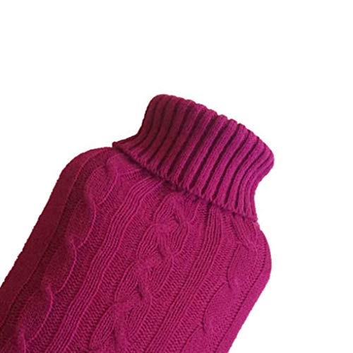 Guangcailun Draagbare 2000ml Kruiken Gebreide Winter Warm Hand Warmer water Bag Knitting Kleding - Afbeelding 4