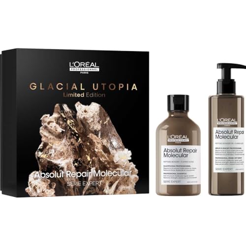 L'Oreal Professionnel Cofre Duo, Rutina Repara y Fortalece a Nivel Molecular, para Todo Tipo de Cabello Dañado, Absolut Repair Molecular