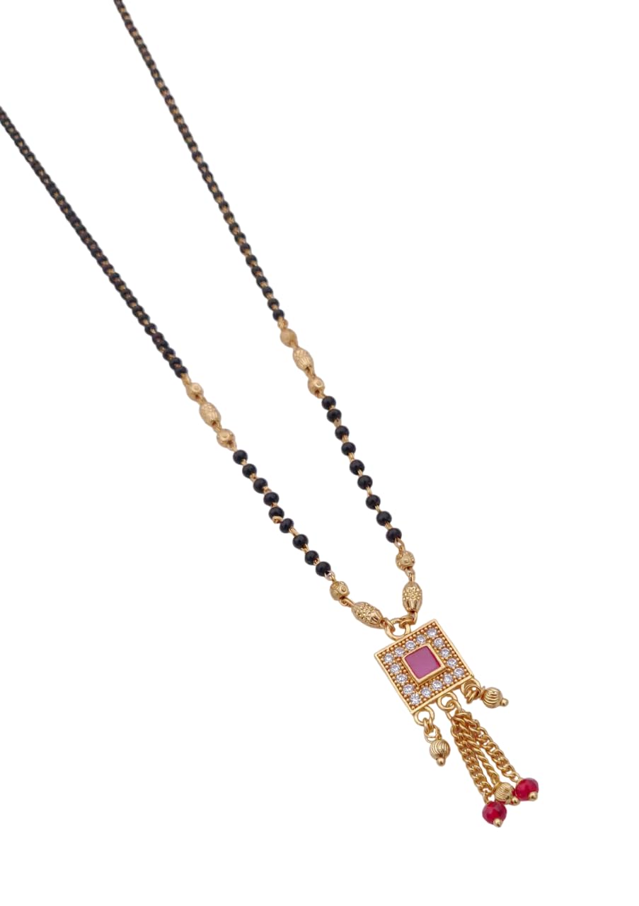 Gold-Toned Mangalsutra | Modern Traditional Jewelry for Women | Stunning Accessory for Sarees, Kurtis, and Lehengas-image-20