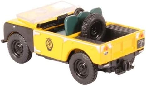 Oxford Diecast 1:76 Land Rover Series I 80" Open Top AA Collectable model 76LAN180003, Red, 80 inch - Image 3