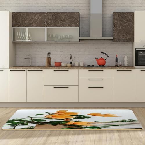 Tapis de cuisine lavable lot de 2 protecteurs absorbants pour le couloir